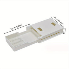 Hidden Pen Box Table Drawer Wall-mounted Desktop Stationery Box