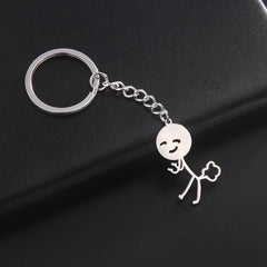 Funny Pendant Keychain Decoration for Car Keys Backpacks Wallets
