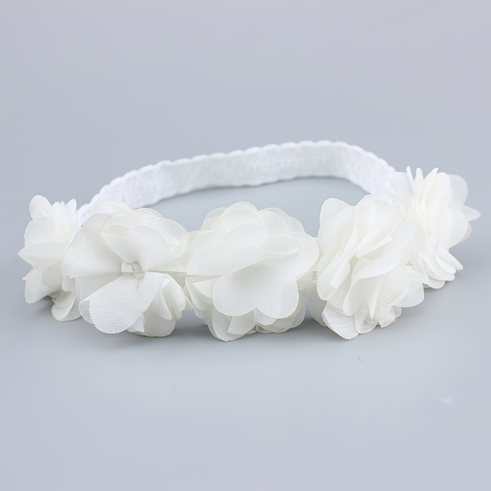 2pcs Infant Flower Headbands Hair Accessories for Baby Girls