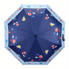 Kids Folding Umbrella Cartoon Print UV Protection Umbrella