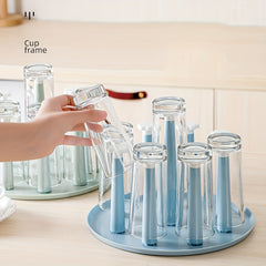 Dust-proof Cup Holder Water Cup Drain Rack Tea Glass Hanging Rack