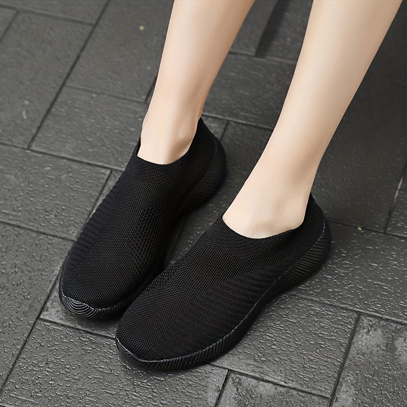 Women's Mesh Slip On Walking Shoes Lightweight Casual Sneakers