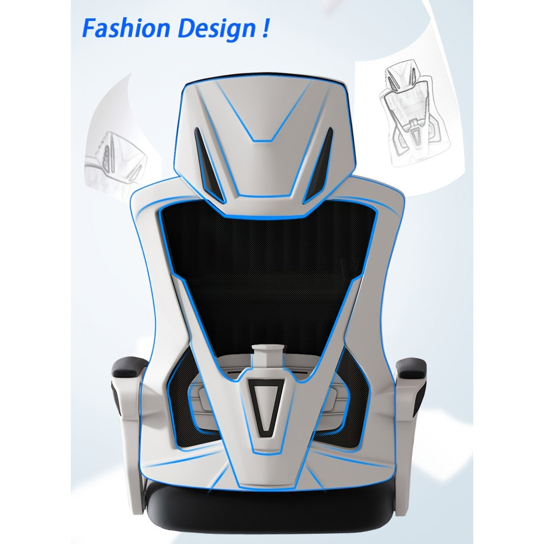 Height Adjustable Gaming Chair 360 Swivel 145 Lie Down Home Office Gaming