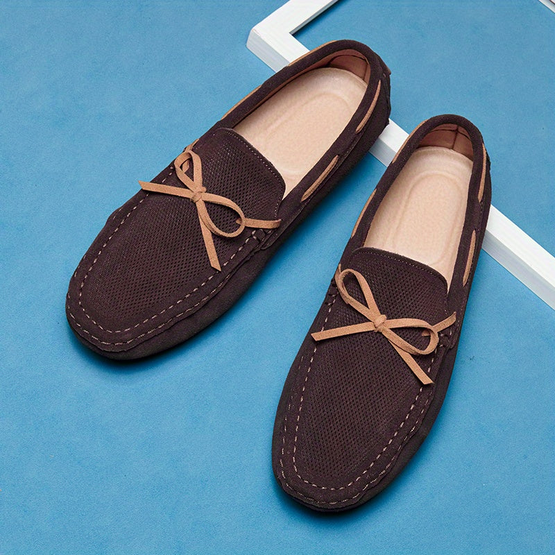 Women's Bowknot Flat Loafers Soft Sole Slip On Shoes