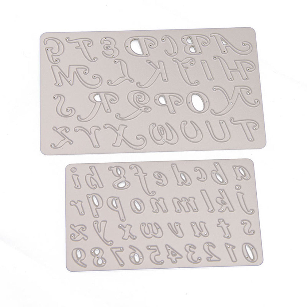 Metal Alphabet Letters Cutting Dies Stencils for DIY Craft Scrapbooking