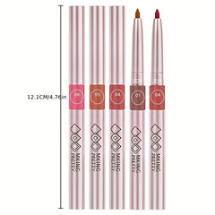 6 Colors Lip Liner Pencil Waterproof Long Lasting Non Smudge Pen Red Eyeliner