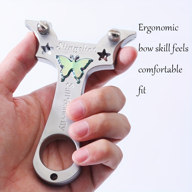 Professional Butterfly Pattern Slingshot for Shooting Practice