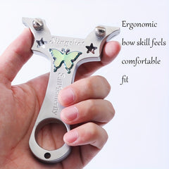 Professional Butterfly Pattern Slingshot for Shooting Practice