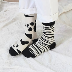 5 Pairs Cartoon Print Socks Women's Stockings
