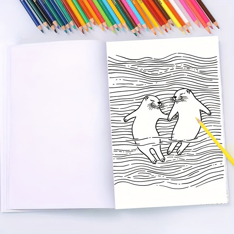 Deluxe Love Theme Coloring Book - Vibrant Pages, Perfect Gift