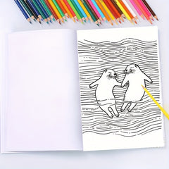 Deluxe Love Theme Coloring Book - Vibrant Pages, Perfect Gift