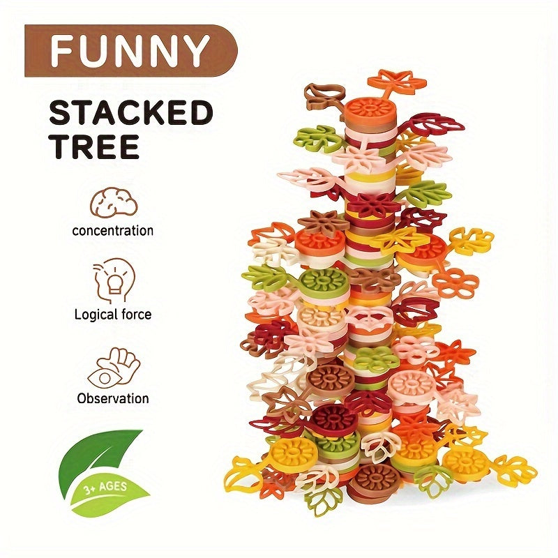 Stack & Solve Tree Toy Building Blocks