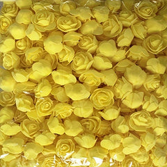 50pcs Artificial Foam Roses for Weddings Home Decor Scrapbooking DIY