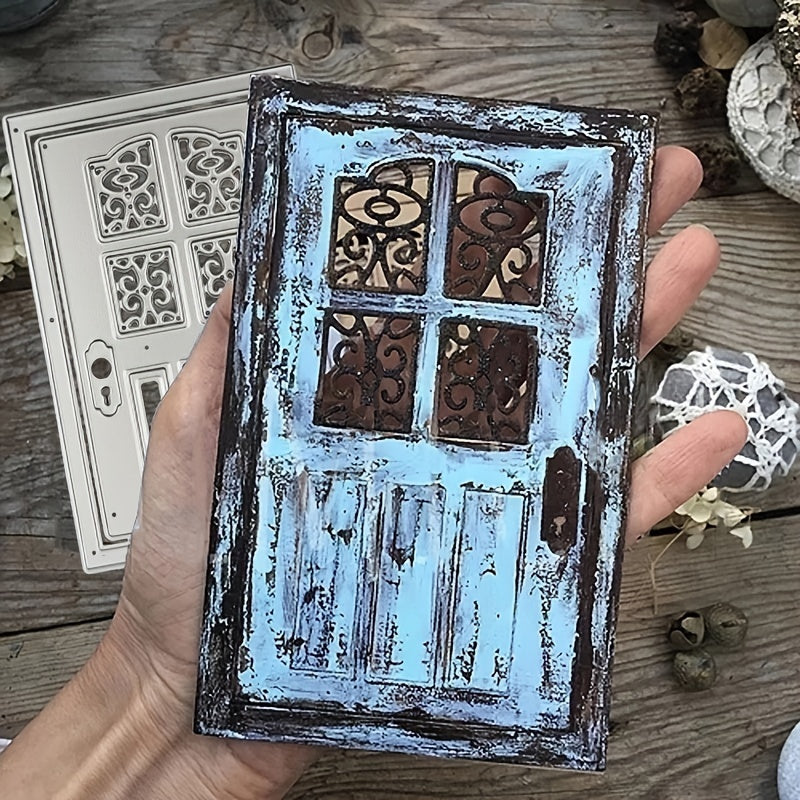 Retro Door Metal Cutting Dies for Scrapbooking Paper Craft