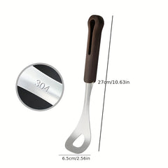 Stainless Steel Meatball Spoon Non Stick Maker with Wood Handle