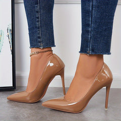 Women's Classic High Heels Patent Leather Stiletto Pumps