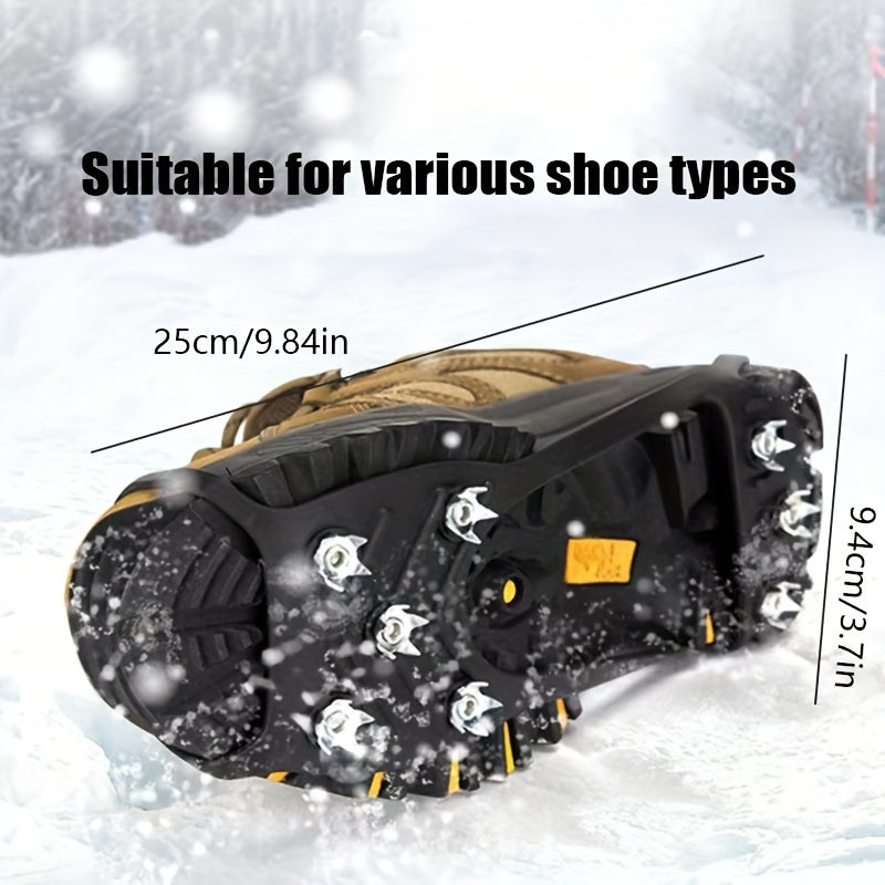 Non Slip Gripper Spike Ice Traction Cleats with 8 Steel Studs Crampons