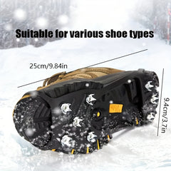 Non Slip Gripper Spike Ice Traction Cleats with 8 Steel Studs Crampons