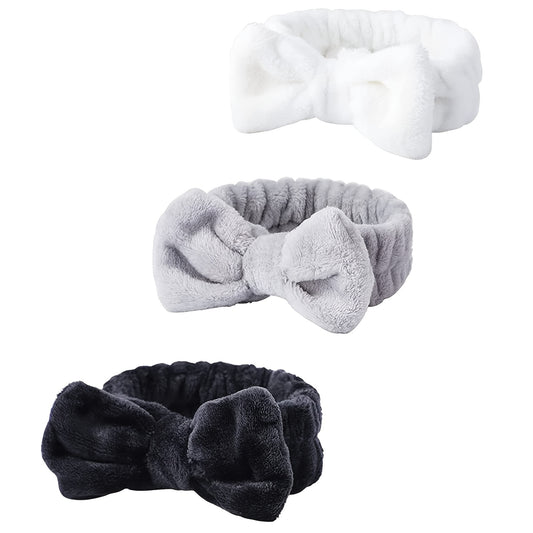 Soft Bow Headband for Washing Face and Makeup