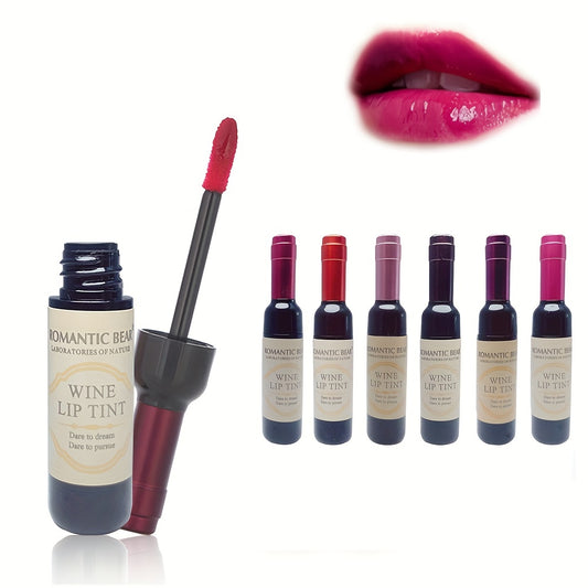 Hydrating Wine Bottle Lip Liquid - Smudge Proof Lip Tint