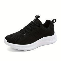 Women's Breathable Running Shoes Mesh Lace-up Athletic Sneakers