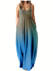  Sexy Boho Dress Women's V Neck Cami Ma