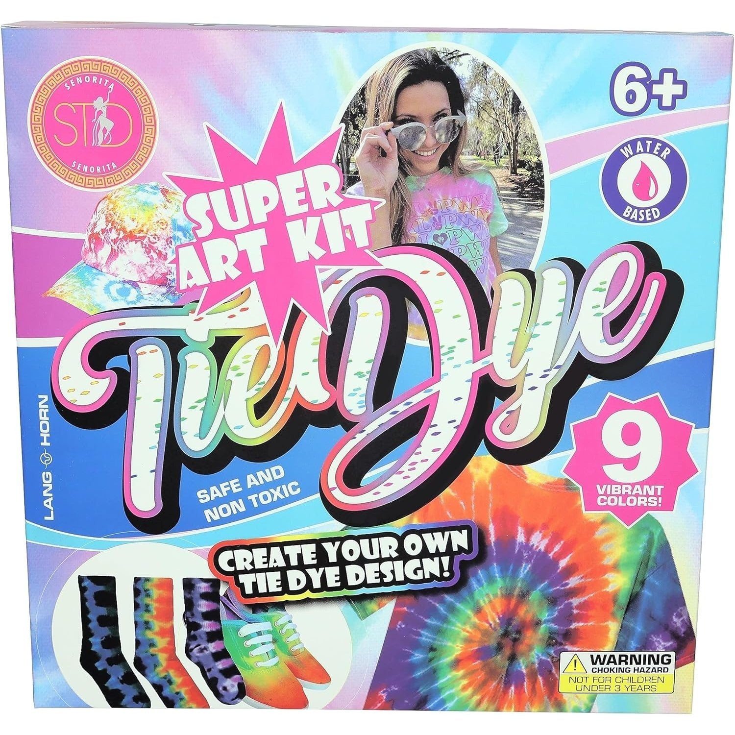 Tie Dye Kit Set of 9 Colors with Powder Refill