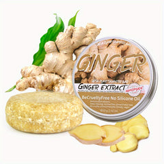 Organic Ginger Hair Regrowth Shampoo Bar Darkening Solid Shampoo