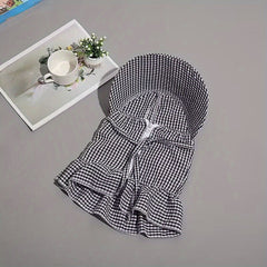 UV Protection Sun Hat With Neck Gaiter Zipper Mask Face Covering