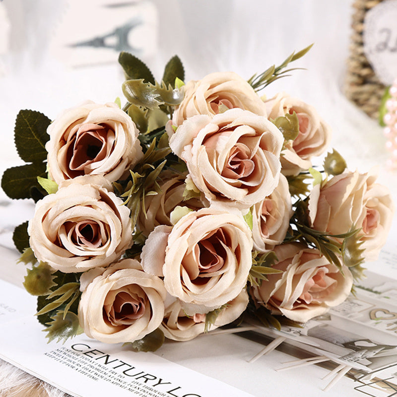 Silk Rose Bouquet for Weddings Parties and Home Decor