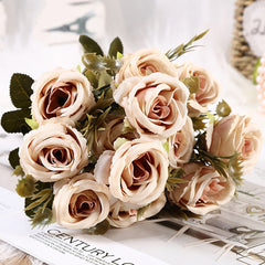 Silk Rose Bouquet for Weddings Parties and Home Decor