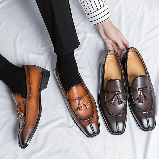 Men's Tassel Loafer Shoes Slip On Comfortable Anti skid Sneakers