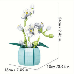 Colorful ABS Cactus and Flower Garden Set Toy 464pcs