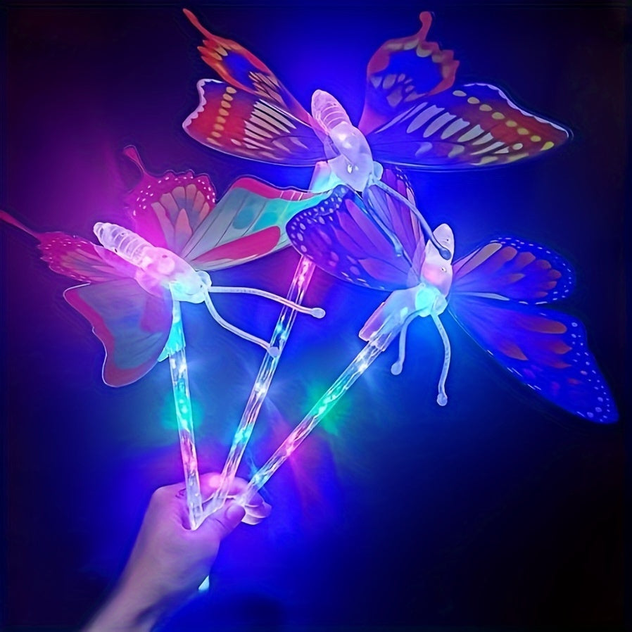 Christmas Flashing Butterfly Fairy Wand - Magic Wand Toy for Classmates