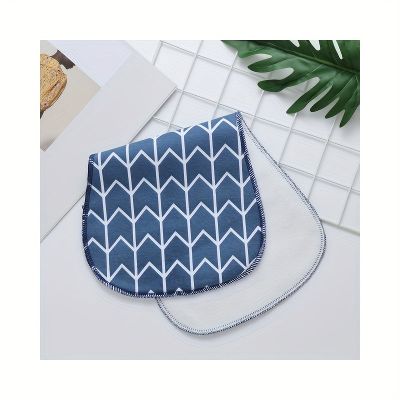 Baby Burp Wipes Saliva Wipes Shoulder Pads Clapper Pads Soft Bibs Boys 5pcs