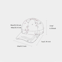 Men's Vintage Knitted Baseball Cap