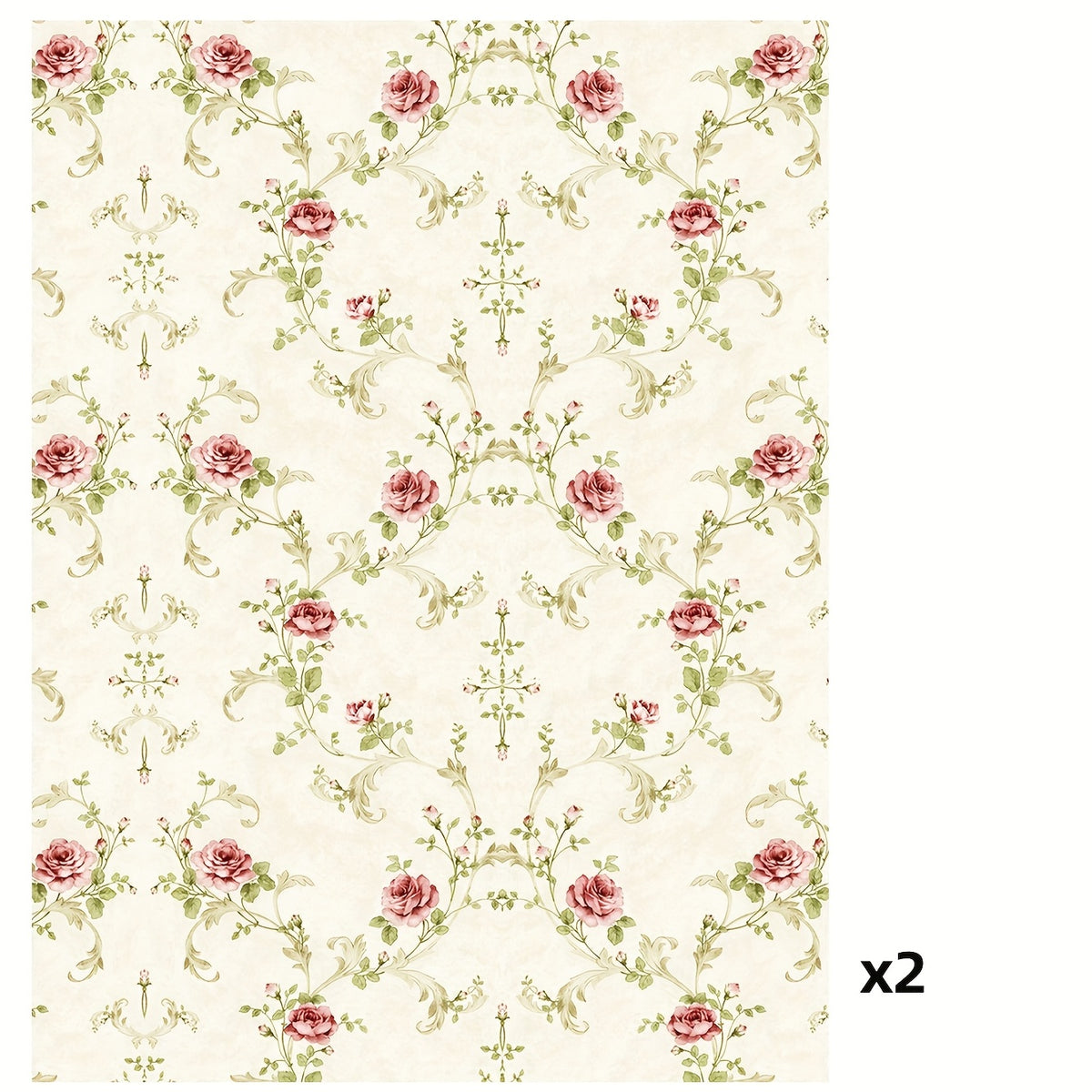Self-Adhesive Dollhouse Wallpaper 1:6 1:12 Scale Stylish Patterns Festive Scenes