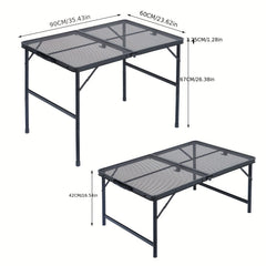 Portable Folding Camping Table for Outdoor Kitchen and Picnic
