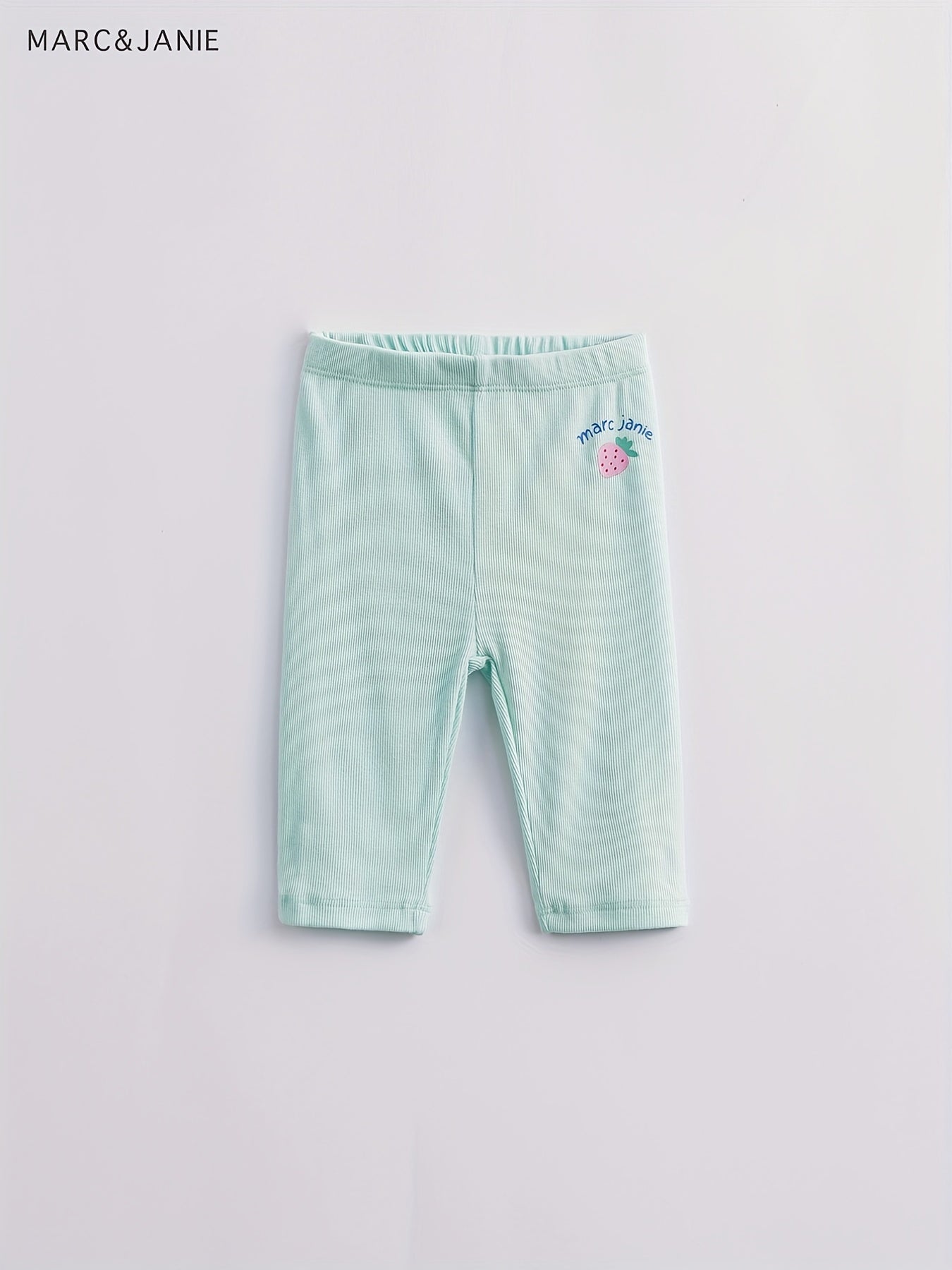 Girls Summer Cropped Leggings Assorted Colors Elastic Knit Pants