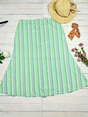  Colorful Dot Print Mermaid Skirt