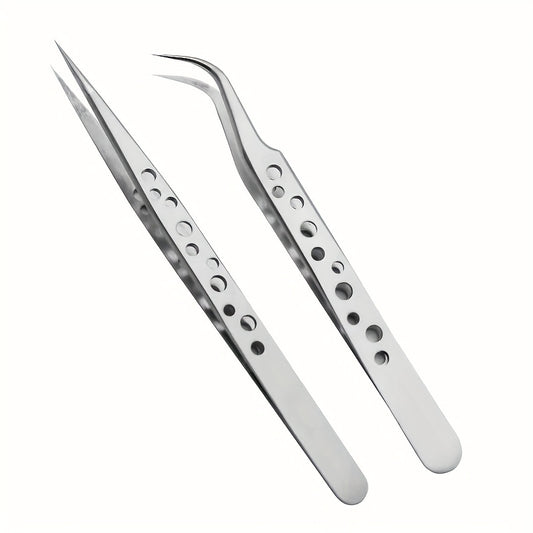 Anti Static Stainless Steel Tweezers for Eyelash Extensions