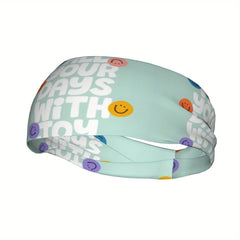 Unisex Athletic Headband for Sweat Wicking Yoga Gym Workouts