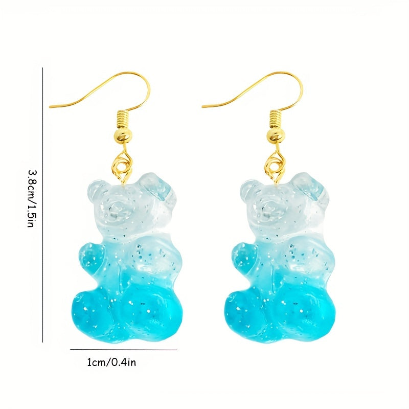 Resin Animal Earrings Fun Ear Jewelry