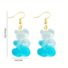 Resin Animal Earrings Fun Ear Jewelry