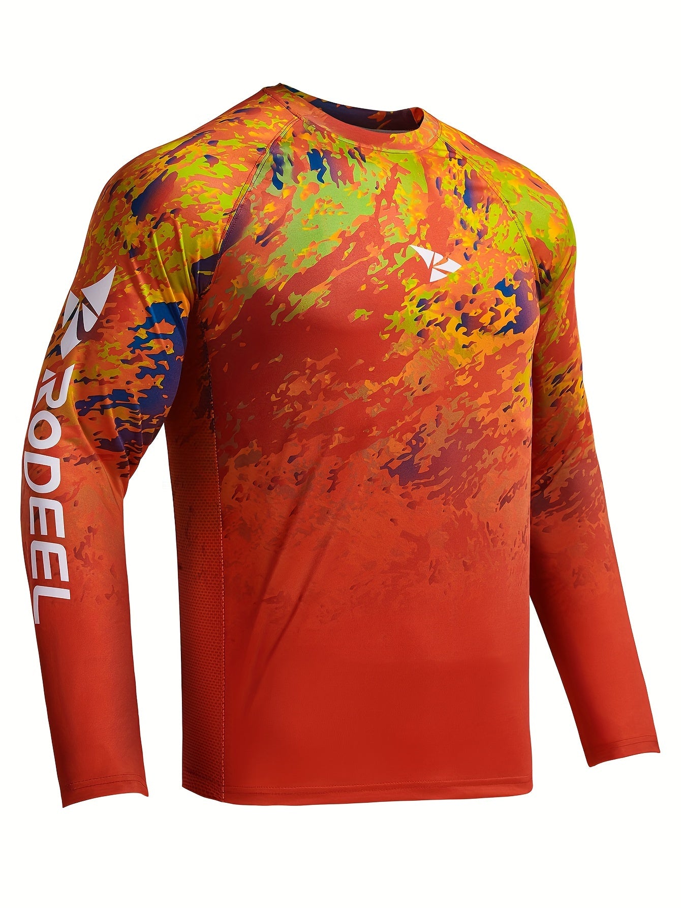 Men's Camo UPF 50 Sun Protection Shirt Long Sleeve Quick Dry