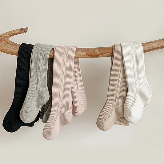 Girls Knit Leggings Baby Children Tights Pants Stockings