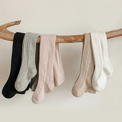 Girls Knit Leggings Baby Children Tights Pants Stockings