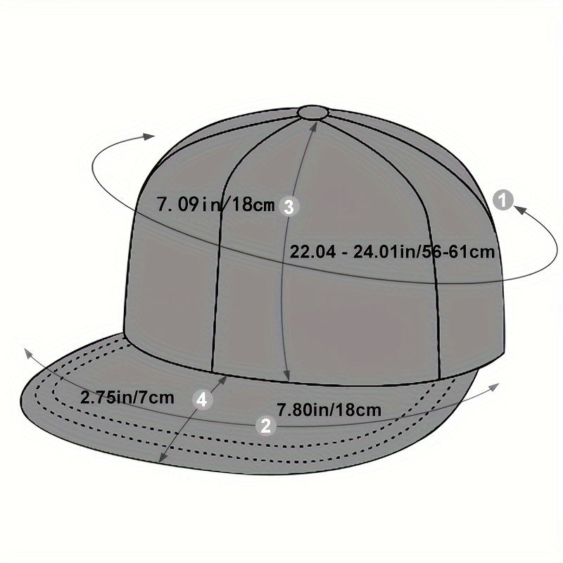 Men's Outdoor C Letter Baseball Cap Adjustable Casual Hat Hip Hop Hat