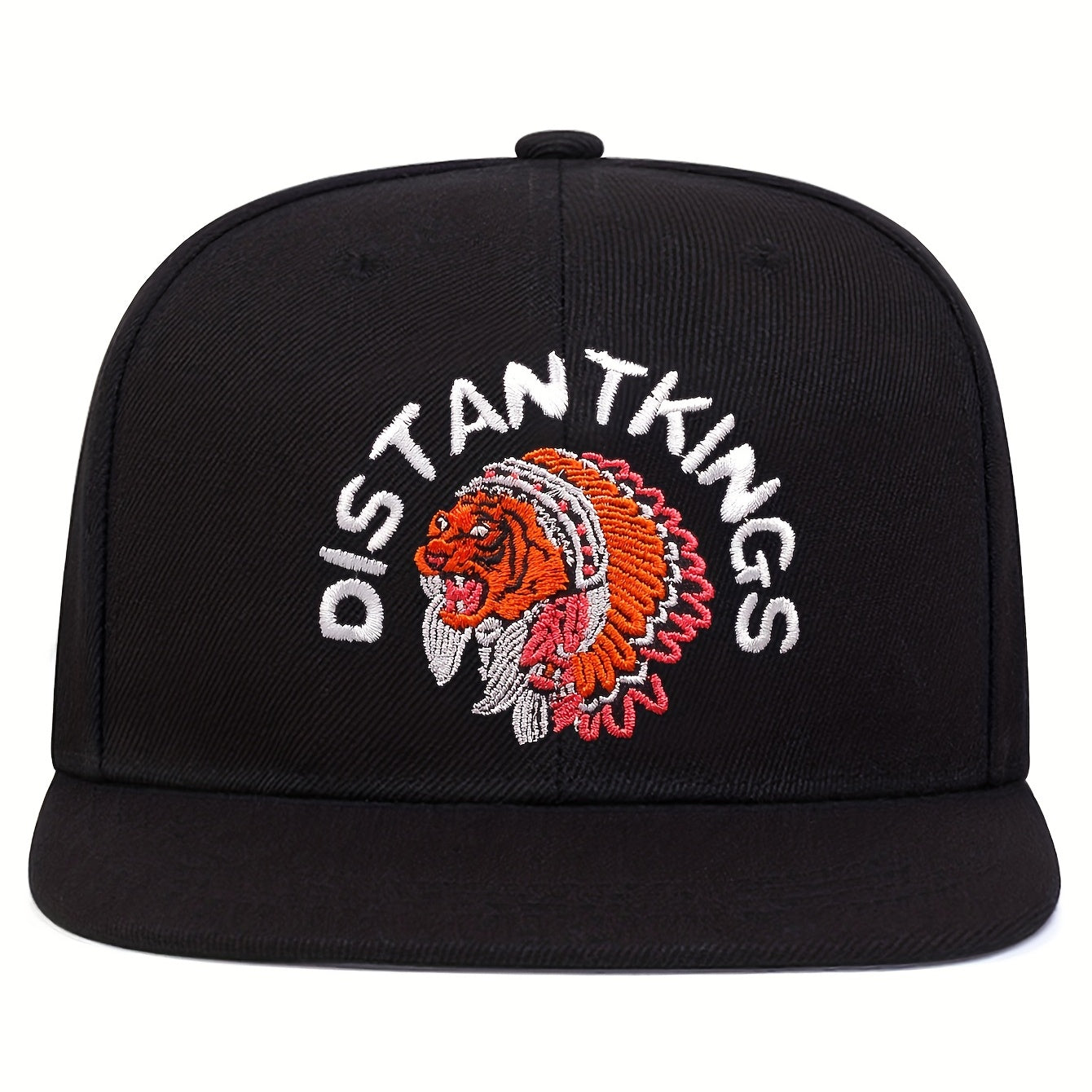 Men's Embroidery Hip Hop Flat Brim Baseball Cap