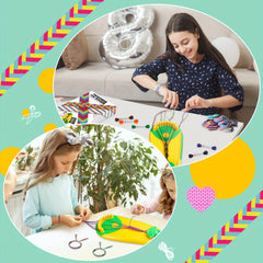 Friendship Bracelet Making Kit Girls - Kids Arts and Crafts String Maker Set